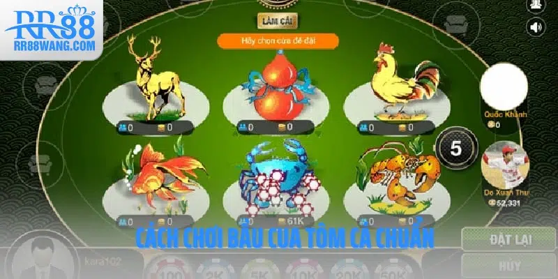 Cách chơi bầu cua tôm cá chuẩn